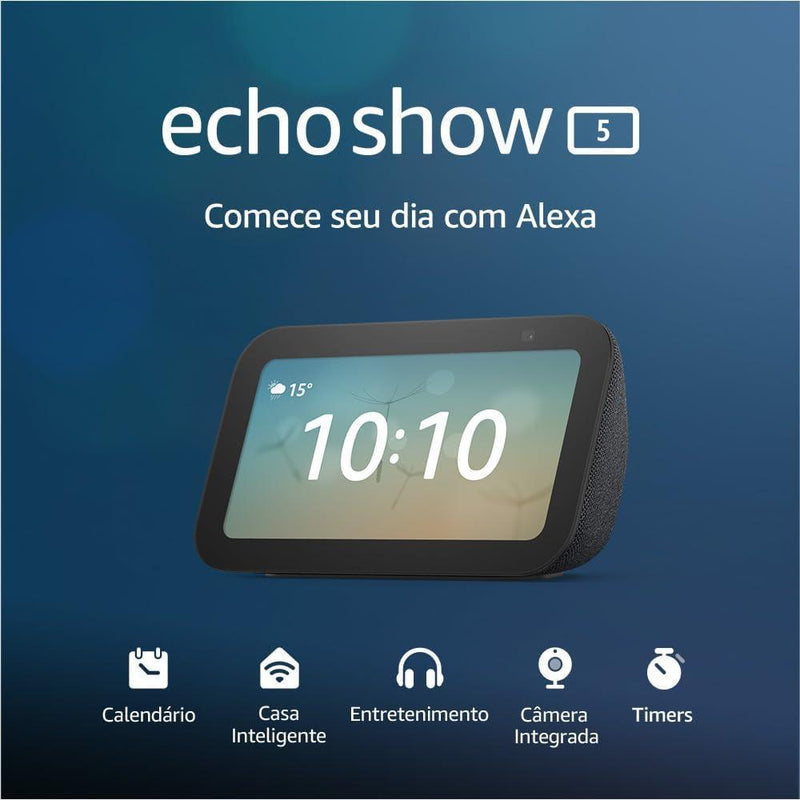 Echo Show 5 (3ª geração - 2023) - Amplex Smart - Amplex Smart