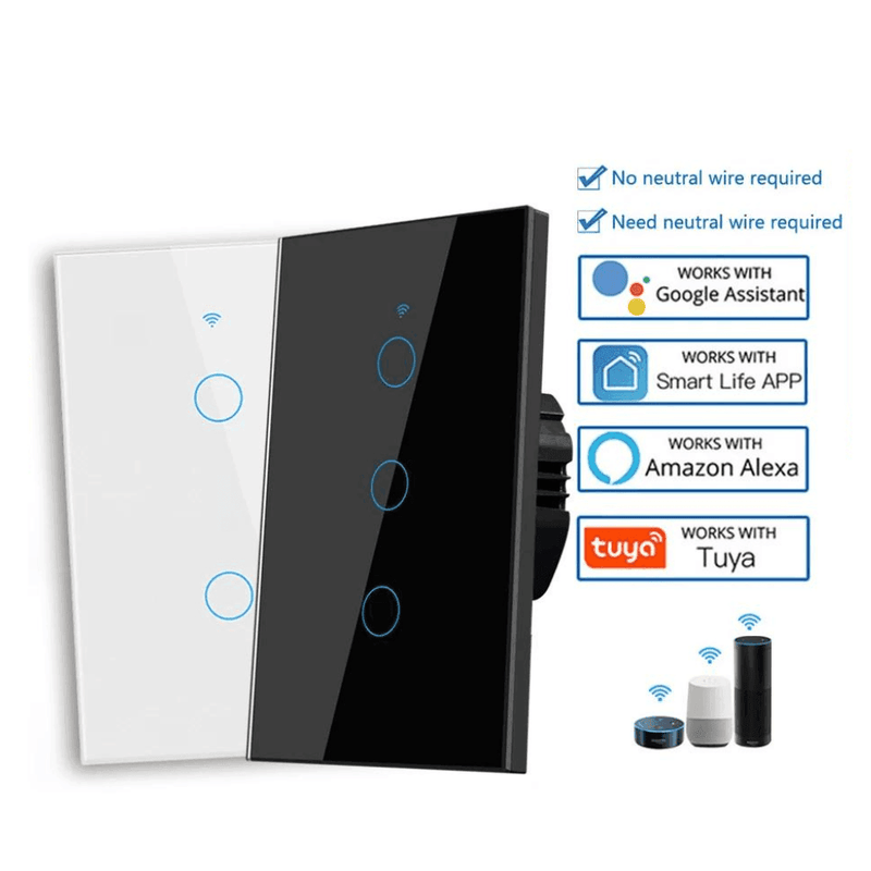 Interruptor Inteligente Wall Switch Tuya - Amplex Smart - Amplex Smart