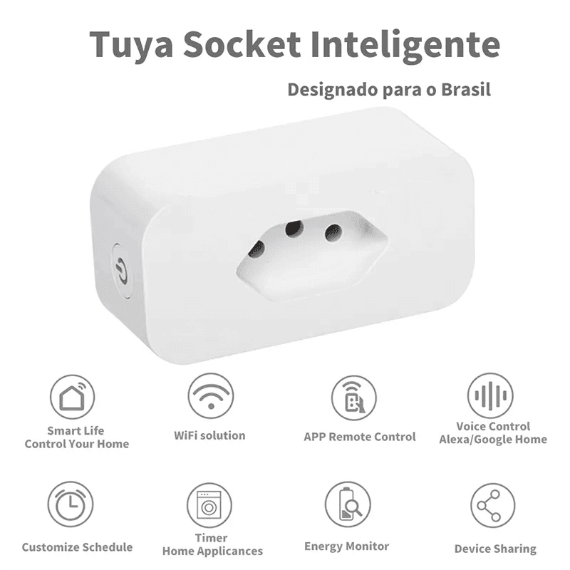 Tomada Inteligente Smart Plug Other - Amplex Smart - Amplex Smart