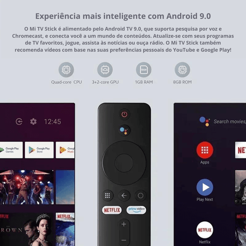 Mi TV Stick, uma Smart TV na palma da sua mão - Amplex Smart - Amplex Smart